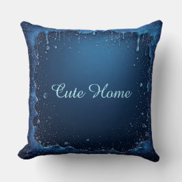 Blue Personalized Name Custom Gift Kissen