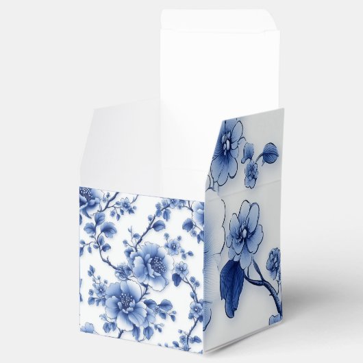 Blue Petal Cube Geschenkboxen Geschenkschachtel (Geöffnet)
