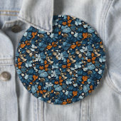 Blue Petal Harmonie: Einzigartiges Design für Blum Button (Beispiel)