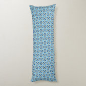 Blue Petal Harmony Body Pillow Seitenschläferkissen (Rückseite (Vertikal))