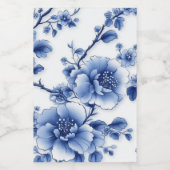 Blue Petal Keramik Storage Jar Lebensmitteletikett (Einzelnes Label)