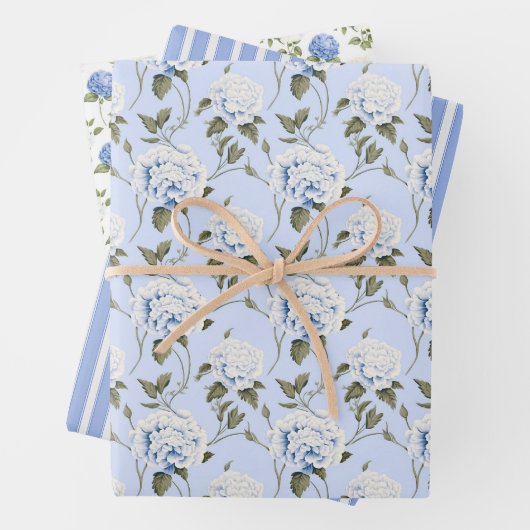Blue Petal Symphony 3 Geschenkpapier Set (Beispiel)