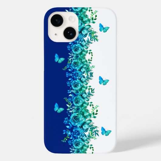 Blue Petal Symphony-Handyhülle Case-Mate iPhone Hülle (Rückseite)