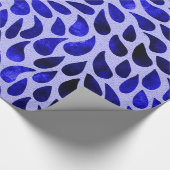 Blue Petals Geschenkpapier (Ecke)