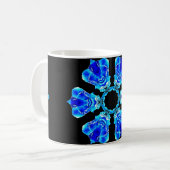 Blue Petals Kaffeetasse (Vorderseite Links)
