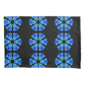 Blue Petals Kissenbezug (Vorderseite-Links)