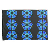 Blue Petals Kissenbezug (Vorderseite-Rechts)