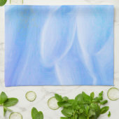 Blue Petals Kitchen Handtuch 16" x 24" (Gefaltet)