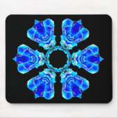 Blue Petals Mousepad (Vorne)