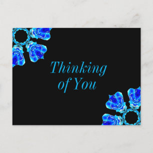 Blue Petals Postkarte