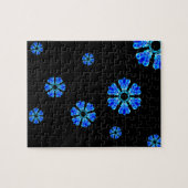 Blue Petals Puzzle (Horizontal)