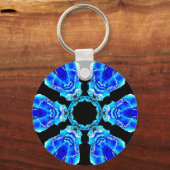Blue Petals Schlüsselanhänger (Vorderseite)