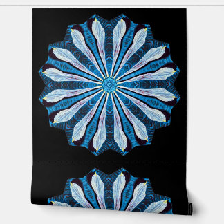 Blue Petals Tapete