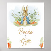 Blue Peter Rabbit Baby Duschbücher und Geschenke Poster (Vorne)