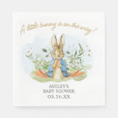 Blue Peter Rabbit Baby Dusche Serviette (Vorderseite)