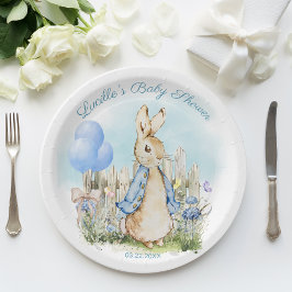 Blue Peter Rabbit Baby Duschgeschirr Pappteller