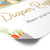 Blue Peter Rabbit Babydusche Windelwanne Poster (Ecke)