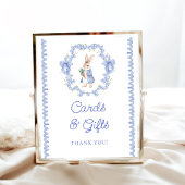 Blue Peter Rabbit Boy Kinderduschkarten und Gesche Poster