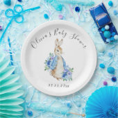Blue Peter Rabbit Bunny Baby Dusche Pappteller (Party)