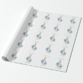 Blue Peter Rabbit für Baby Script Baby Dusche Geschenkpapier (Ungerollt)