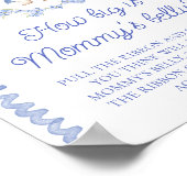 Blue Peter Rabbit Wie groß ist Mama's Bauch Poster (Ecke)