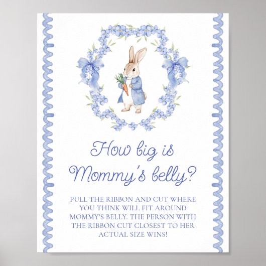 Blue Peter Rabbit Wie groß ist Mama's Bauch Poster (Vorne)