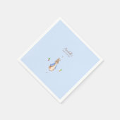 Blue Peter the Rabbit Serviette (Ecke)