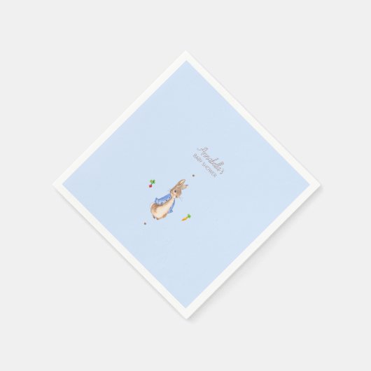 Blue Peter the Rabbit Serviette (Ecke)