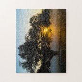 Blue Peter Tree Sunrise Puzzle (Vertikal)