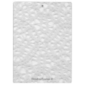 Blue Petunia Blossom Clipboard Klemmbrett (Rückseite)