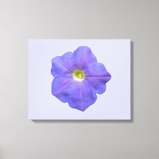 Blue Petunia Canvas Print Leinwanddruck (Vorderseite)