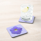 Blue Petunia Cork Untersetzer (Rechte Seite)