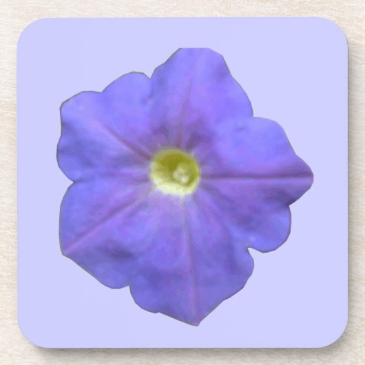 Blue Petunia Cork Untersetzer (Vorderseite)