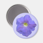 Blue Petunia Magnet (Vorderseite/Rückseite)