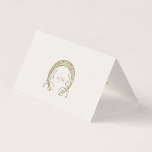 Blue Petunia Name Cards Hochzeitstisch Vintag (Rückseite)