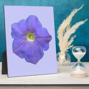 Blue Petunia Plaque Fotoplatte