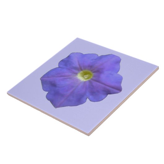 Blue Petunia Tile Fliese (Seite)