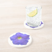 Blue Petunia Untersetzer (Seite)