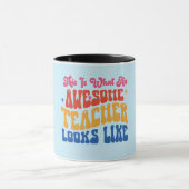 Blue Phantastisch Teacher Tasse (Zentrum)