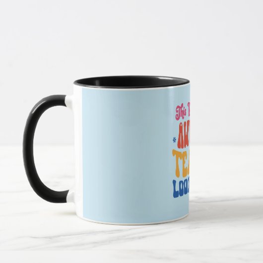 Blue Phantastisch Teacher Tasse (Links)
