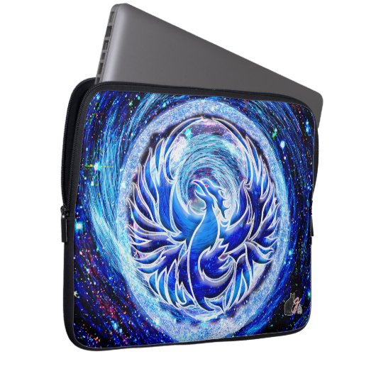 Blue Phoenix 13" Laptopschutzhülle (Vorne Rechts)