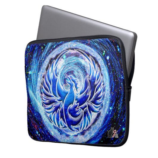 Blue Phoenix 13" Laptopschutzhülle (Vorderseite Links)