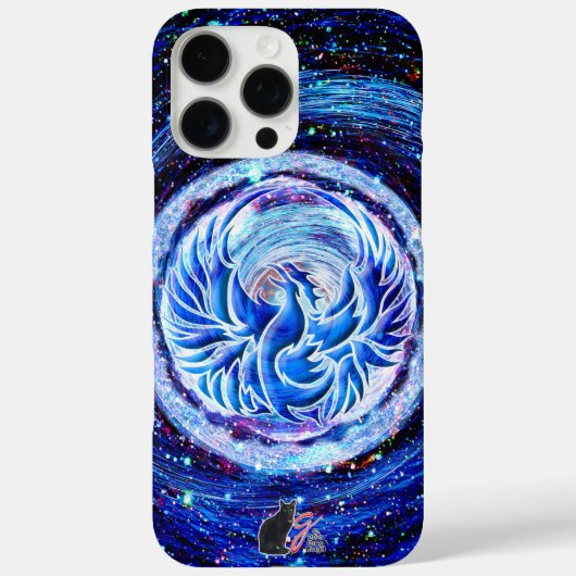 Blue Phoenix Case-Mate iPhone Pro Max Fall Hülle (Rückseite)