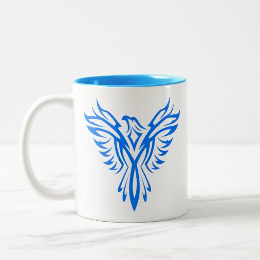 Blue Phoenix Coffee Tasse (Links)