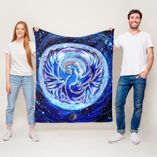 Blue Phoenix Fleece Blanket (Beispiel)