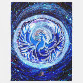 Blue Phoenix Fleecedecke (Vorderseite)