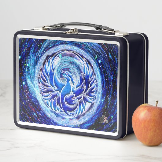 Blue Phoenix Metal Lunchbox (Beispiel)