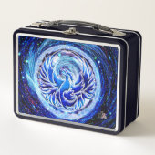 Blue Phoenix Metal Lunchbox (Vorderseite)