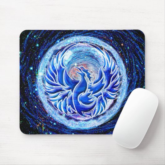 Blue Phoenix Mousepad (Mit Mouse)