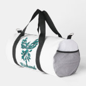 Blue Phoenix steigt auf White Personal Duffle Bag (Rechte Ecke)